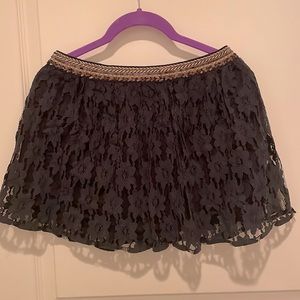 Cute navy lace skirt